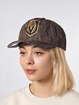 Бейсболка MITCHELL NESS арт. HP15005-VGKCAMO Vegas Golden Knights NHL (серый / коричневый)